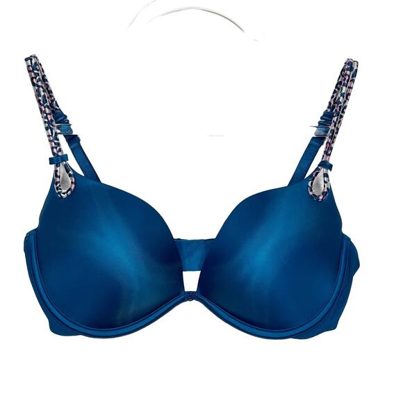 Victoria's Secret Other - VICTORIA'S SECRET Sexy Little Things Padded Push Up Bra Underwire Turquoise 36D